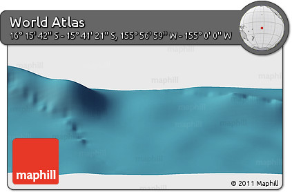 Satellite Panoramic Map of the Area around 15° 58' 32" S, 155° 28' 29" W