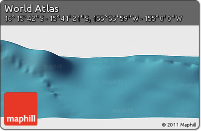 Satellite Panoramic Map of the Area around 15° 58' 32" S, 155° 28' 29" W