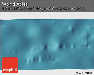 Satellite 3D Map of the Area around 15° 58' 32" S, 156° 28' 29" E