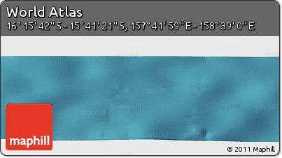 Satellite Panoramic Map of the Area around 15° 58' 32" S, 158° 10' 30" E