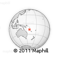 Outline Map of the Area around 15° 58' 32" S, 159° 52' 30" E, rectangular outline