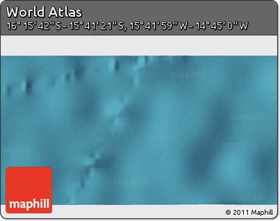 Satellite 3D Map of the Area around 15° 58' 32" S, 15° 13' 29" W
