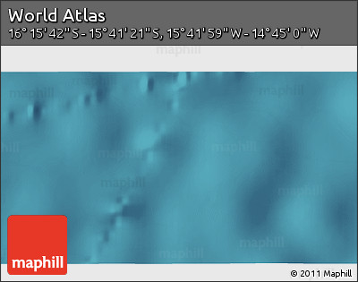 Satellite 3D Map of the Area around 15° 58' 32" S, 15° 13' 29" W