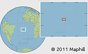Savanna Style Location Map of the area around 15° 58' 32" S, 15° 13' 29" W