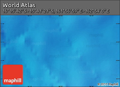 Physical Map of the Area around 15° 58' 32" S, 162° 25' 30" E