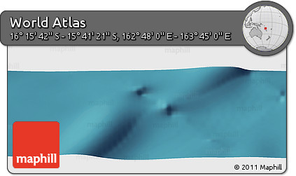 Satellite Panoramic Map of the Area around 15° 58' 32" S, 163° 16' 30" E