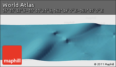 Satellite Panoramic Map of the Area around 15° 58' 32" S, 163° 16' 30" E