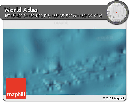 Satellite 3D Map of the Area around 15° 58' 32" S, 163° 7' 30" W