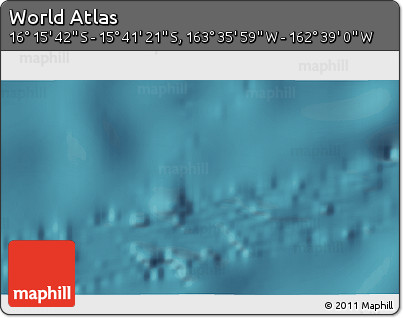 Satellite 3D Map of the Area around 15° 58' 32" S, 163° 7' 30" W