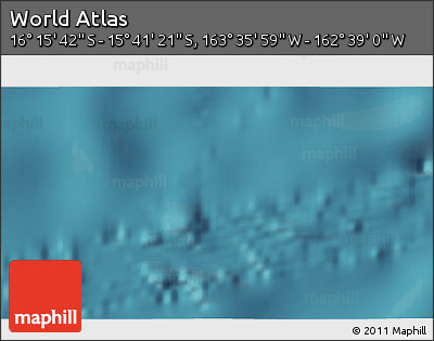 Satellite 3D Map of the Area around 15° 58' 32" S, 163° 7' 30" W