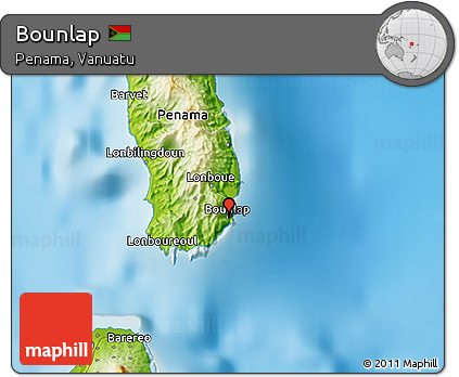 Physical 3D Map of Bounlap