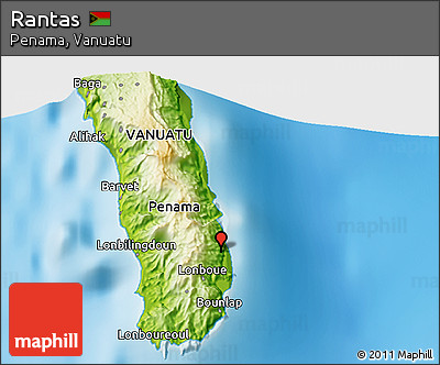 Physical 3D Map of Rantas