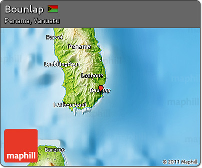 Physical 3D Map of Bounlap