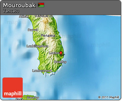 Physical 3D Map of Mouroubak