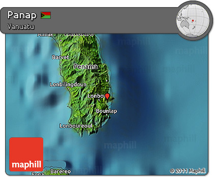 Satellite 3D Map of Panap