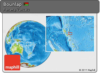 Physical Location Map of Bounlap