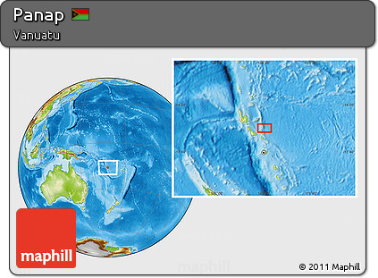 Physical Location Map of Panap
