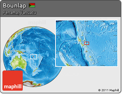 Physical Location Map of Bounlap