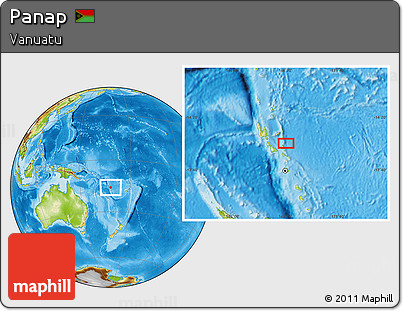 Physical Location Map of Panap