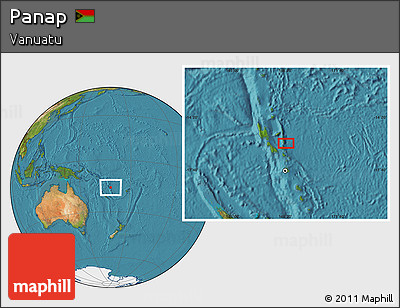 Satellite Location Map of Panap