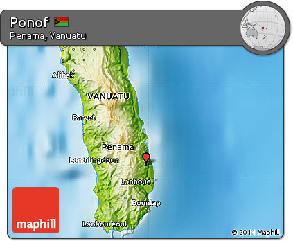 Physical Map of Ponof