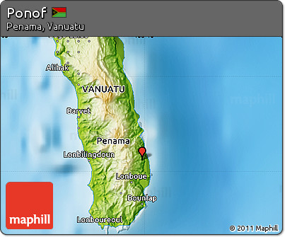 Physical Map of Ponof
