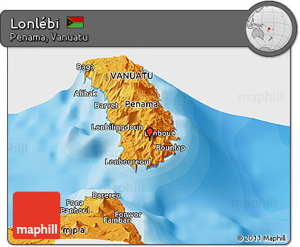 Political Panoramic Map of Lonlébi