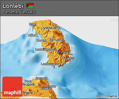 Political Panoramic Map of Lonlébi