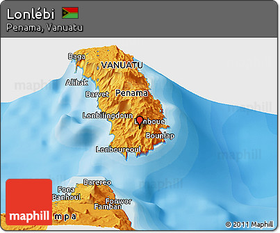 Political Panoramic Map of Lonlébi
