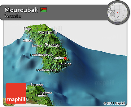 Satellite Panoramic Map of Mouroubak