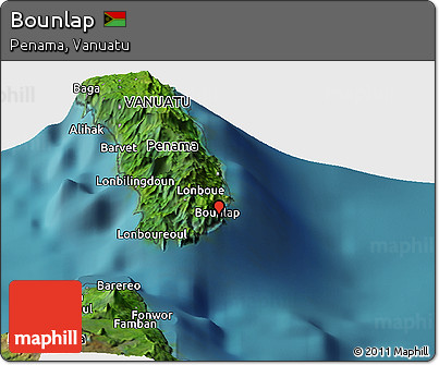 Satellite Panoramic Map of Bounlap