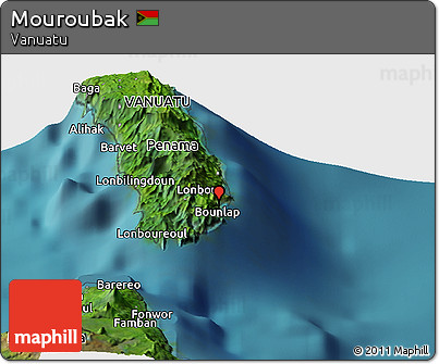 Satellite Panoramic Map of Mouroubak