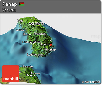Satellite Panoramic Map of Panap