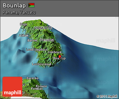 Satellite Panoramic Map of Bounlap