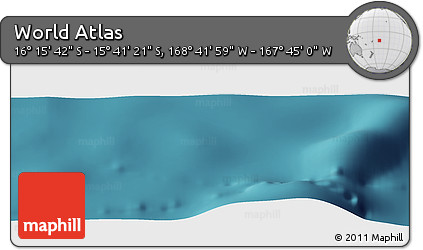 Satellite Panoramic Map of the Area around 15° 58' 32" S, 168° 13' 29" W