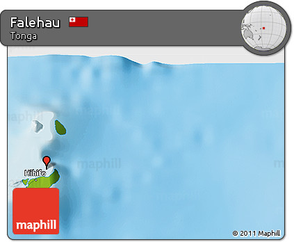 Physical 3D Map of Falehau