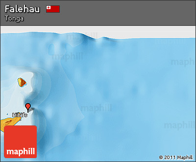 Political 3D Map of Falehau