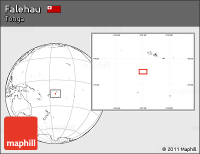 Blank Location Map of Falehau