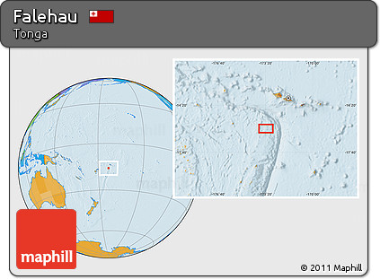 Political Location Map of Falehau