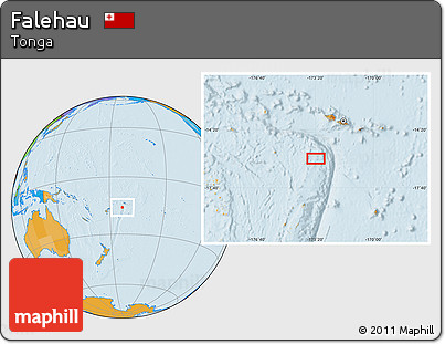 Political Location Map of Falehau