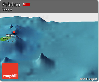 Satellite Panoramic Map of Falehau