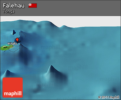 Satellite Panoramic Map of Falehau