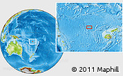 Physical Location Map of the area around 15° 58' 32" S, 174° 19' 29" E