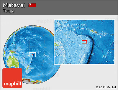 Physical Location Map of Matavai