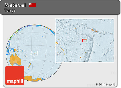 Political Location Map of Matavai
