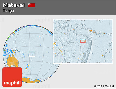 Political Location Map of Matavai