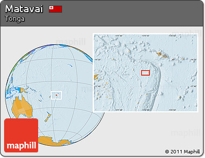 Political Location Map of Matavai
