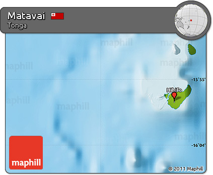 Physical Map of Matavai