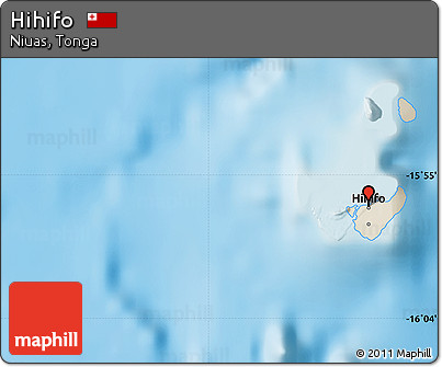 Shaded Relief Map of Hihifo