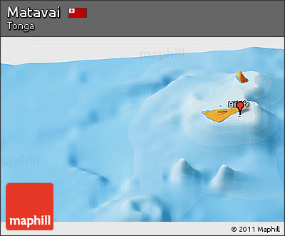 Political Panoramic Map of Matavai